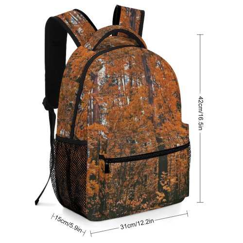 yanfind Children's Backpack Creative Images Trunk Plant Pictures Leaf Maple Tree Outdoors Rug Commons Preschool Nursery Travel Bag