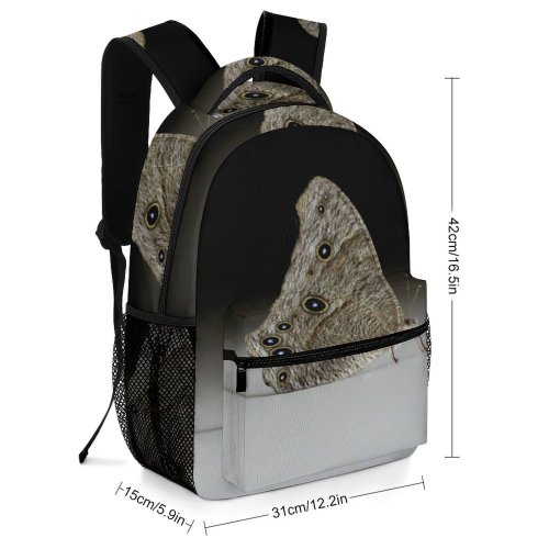 yanfind Children's Backpack Butterfly Insect Invertebrate Moth Grey Public Domain Preschool Nursery Travel Bag