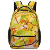 yanfind Children's Backpack  Flora Flower Plant Birch Tree Branch Colourful Leaf Autumn  Stock Preschool Nursery Travel Bag
