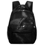 yanfind Children's Backpack Kitty Pet Felidae Whiskers Field Cute Focus  Adorable Depth Cat Preschool Nursery Travel Bag