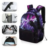 yanfind Children's Backpack Entertainment Dark Performance Lights Nightclub Hands Crowd Energy Audience Picture Musician Preschool Nursery Travel Bag