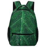 yanfind Children's Backpack Freshness Dew Plant Botanical Waterdrops Iphone Drop Macro Dewdrops Growth Droplets Preschool Nursery Travel Bag