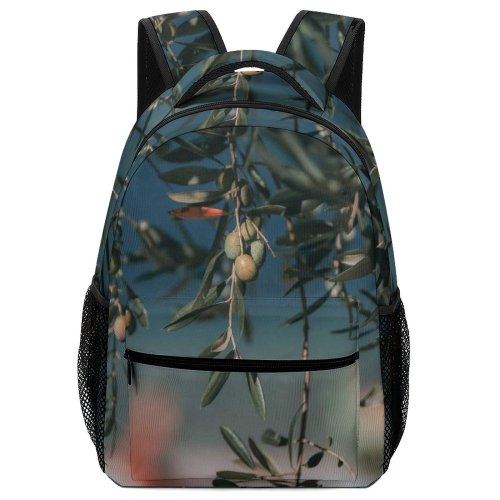 yanfind Children's Backpack Freshness Focus Tree Daylight Daytime Growth Scenic Fruits Leaves Healthy Natural Preschool Nursery Travel Bag