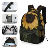 yanfind Children's Backpack Flora Beautiful Vase Flowers Sunflowers Leaves Hands Flower Preschool Nursery Travel Bag