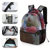 yanfind Children's Backpack Cute Grey Pet Kawaii Kitty Kitten Cat Little Adorable Preschool Nursery Travel Bag