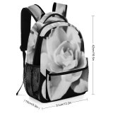 yanfind Children's Backpack  Flower Plant Rose Grey Stock Preschool Nursery Travel Bag