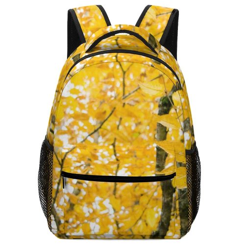 yanfind Children's Backpack Mountains Tree Birch Appalachian Plant Leaf Trunk Carolina Outdoors Maple Land Preschool Nursery Travel Bag