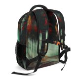 yanfind Children's Backpack Mystic Fineart Experimental Strokes Mind Pictures Hypnotic Stock Fish Abstract Tree Preschool Nursery Travel Bag
