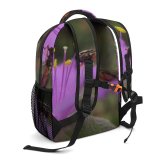 yanfind Children's Backpack Bug Insect Fauna Flower Summer Macro Detail Honeybee Membrane Winged Pollen Plant Preschool Nursery Travel Bag
