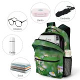 yanfind Children's Backpack Flower Cosmos Dalat Garden Daisy Bee Insect Bokeh Forest Tree Field Flora Preschool Nursery Travel Bag
