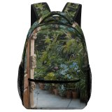 yanfind Children's Backpack Garden Outdoors Arbour Oxford Uk Door Flagstone Building Housing Gate  Plants Preschool Nursery Travel Bag