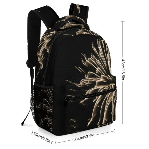yanfind Children's Backpack Fireworks Light Fire Rocket Glare Explosion Explode Bang Sky Night Celebrate Preschool Nursery Travel Bag