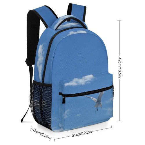 yanfind Children's Backpack Birds Flying Leisure Activities Adventure Helsinki Finlandia Outdoors Gliding Sky Vehicle Transportation Preschool Nursery Travel Bag