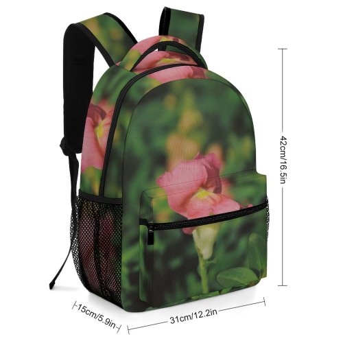 yanfind Children's Backpack Geranium Plant Flower  Rose Acanthaceae Petal Preschool Nursery Travel Bag
