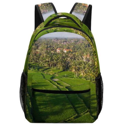 yanfind Children's Backpack Field Grassland Outdoors Countryside Paddy Landscape Agriculture Plant Vegetation Scenery Land South East Preschool Nursery Travel Bag