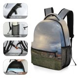 yanfind Children's Backpack Flora Cottage Sky States Grass Vail Housing Plant Free Outdoors Wallpapers Preschool Nursery Travel Bag