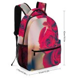 yanfind Children's Backpack  Bouquet Beautiful Flowers Blurred Roses Blooming Pretty Flora Petals Decoration Bloom Preschool Nursery Travel Bag