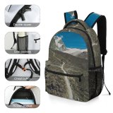 yanfind Children's Backpack    Outdoors Snow Zermatt Switzerland Crest Range Basin Preschool Nursery Travel Bag