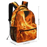 yanfind Children's Backpack Flames Fire Hot Warm Flame Heat Gas Bonfire Preschool Nursery Travel Bag
