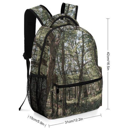 yanfind Children's Backpack Negro Cottage  Tree Grey Housing Wilderness Plant Río Argentina Jungle Preschool Nursery Travel Bag