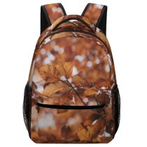 yanfind Children's Backpack Autumn Tree Leaf Outdoors Abstract Branch Season Fall Leaves Preschool Nursery Travel Bag