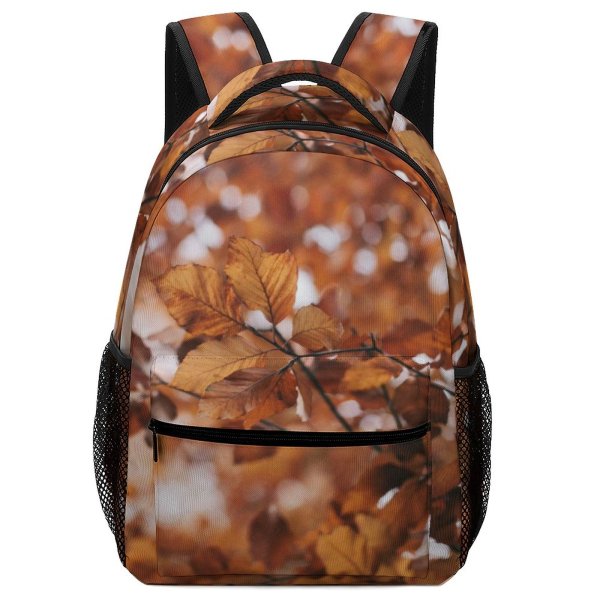 yanfind Children's Backpack Autumn Tree Leaf Outdoors Abstract Branch Season Fall Leaves Preschool Nursery Travel Bag