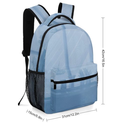 yanfind Children's Backpack City  Spain Abstract Free Ciudad Architecture Valencia Indoor Cafe Hazy Preschool Nursery Travel Bag