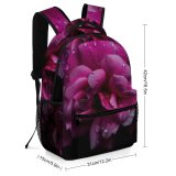 yanfind Children's Backpack  Flower Geranium Plant Rose Petal India Purple Preschool Nursery Travel Bag
