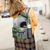 yanfind Children's Backpack Jalousie Plant  Colorful Charming Scratching Carnivore  Pet Spot  Cozy Preschool Nursery Travel Bag