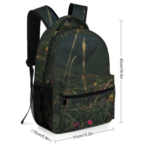 yanfind Children's Backpack Field Grassland Outdoors  Da Roca Countryside Farm Meadow Rural Portugal Plant Preschool Nursery Travel Bag