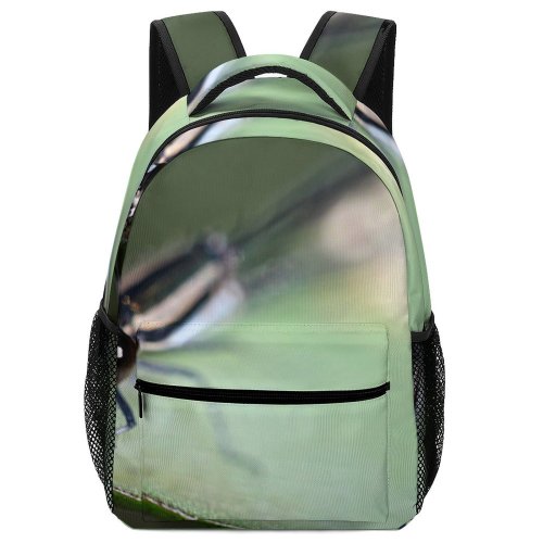 yanfind Children's Backpack Insect Bokeh Macro Damselfly Dragonflies Damseflies Invertebrate Net Winged Insects Preschool Nursery Travel Bag