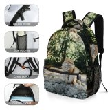 yanfind Children's Backpack Plant Blurred Daylight  Tree Alone Pet Homeless Outdoors City Street Town Preschool Nursery Travel Bag