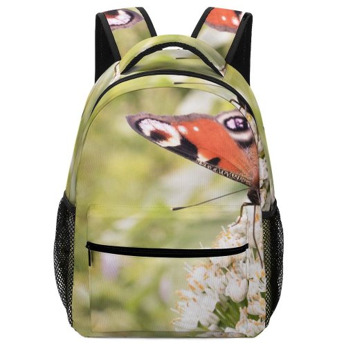yanfind Children's Backpack Birds Insect Invertebrate Butterfly Plant Pollen Public Domain Preschool Nursery Travel Bag