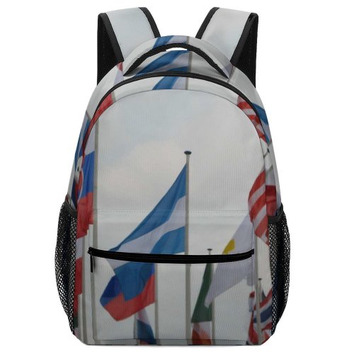 yanfind Children's Backpack Flag Flags Country Countries Sky United States Preschool Nursery Travel Bag