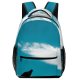 yanfind Children's Backpack Birds Outdoors Flying Silhouette Pigeon  Sky Azure Cloud Finch Agelaius Blackbird Preschool Nursery Travel Bag