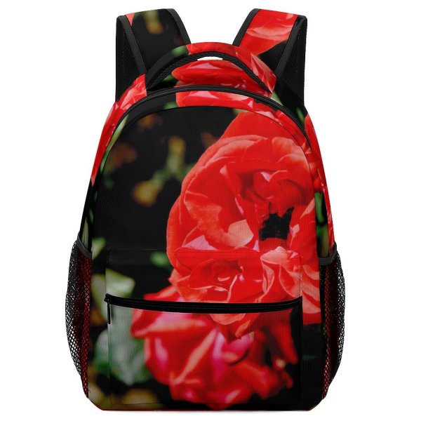 yanfind Children's Backpack Geranium  Flower Plant Rose Petal Public Domain Preschool Nursery Travel Bag