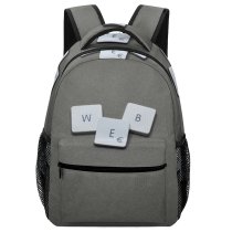 yanfind Children's Backpack  Guidance   Technology Wooden Digital Still  Word Abstract Letters Preschool Nursery Travel Bag