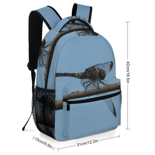 yanfind Children's Backpack Bug Wing Outdoors Insect Delicate Dragonflies Damseflies Twig Invertebrate Branch Net Preschool Nursery Travel Bag