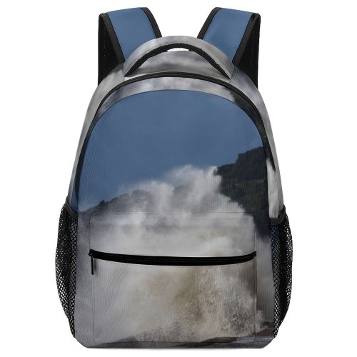yanfind Children's Backpack Eruption Domain Pictures Sea Outdoors Grey Volcano Public Geyser  Images Preschool Nursery Travel Bag