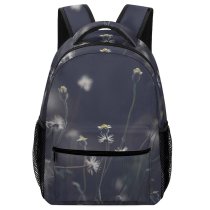 yanfind Children's Backpack  Beautiful Delicate Flowers Season Little Grass Husk Hayfield Field Light Macro Preschool Nursery Travel Bag