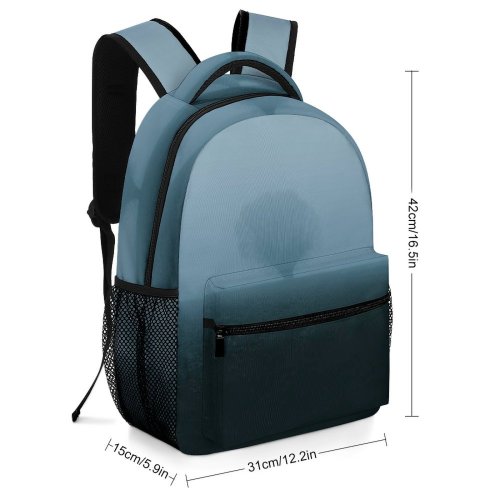 yanfind Children's Backpack Fog Mist Outdoors Croatia Grey Lonely Noone Alone Horror Scary Light Dark Preschool Nursery Travel Bag