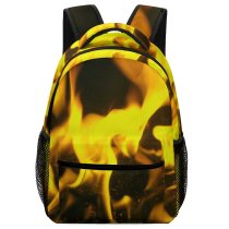 yanfind Children's Backpack Fire Light Stove Burning Fiere Heat Warm Winter Flame Bonfire Preschool Nursery Travel Bag