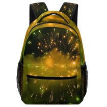 yanfind Children's Backpack Fireworks Night Lights Diwali Event Light Fte Midnight Preschool Nursery Travel Bag