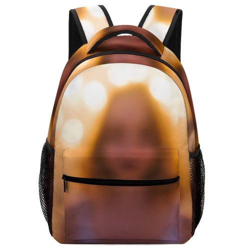 yanfind Children's Backpack Festive Lifestyle Street Shiny Illuminate Lamp Vacation Downtown Evening Colorful Space Preschool Nursery Travel Bag