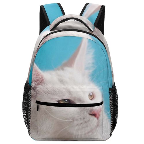 yanfind Children's Backpack Funny Curiosity Sit Cute Baby Young Little  Kitten Pet Whisker Downy Preschool Nursery Travel Bag