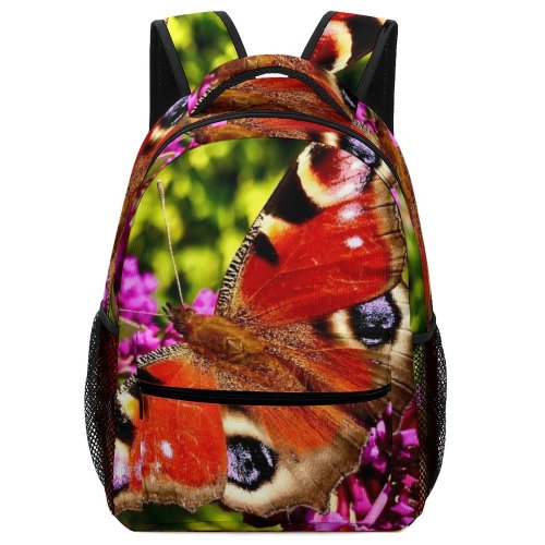 yanfind Children's Backpack Butterfly Insect Invertebrate Almelo Nederland Bee Honey Plant  Flower Preschool Nursery Travel Bag