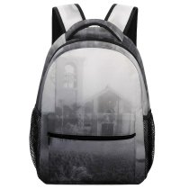 yanfind Children's Backpack Grey Fog Outdoors Mist Smog Pollution Creative Commons Preschool Nursery Travel Bag