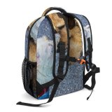 yanfind Children's Backpack  Focus Scarf Friendship Fur Dogs Outdoors Furry Adorable Cute Puppy Canidae Preschool Nursery Travel Bag
