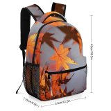 yanfind Children's Backpack Autumn Maple Branch Season Fall Leaves Preschool Nursery Travel Bag
