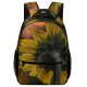 yanfind Children's Backpack  Focus Beautiful Plant Delicate Depth Sunset Field Growth  Sunrise Blooming Preschool Nursery Travel Bag